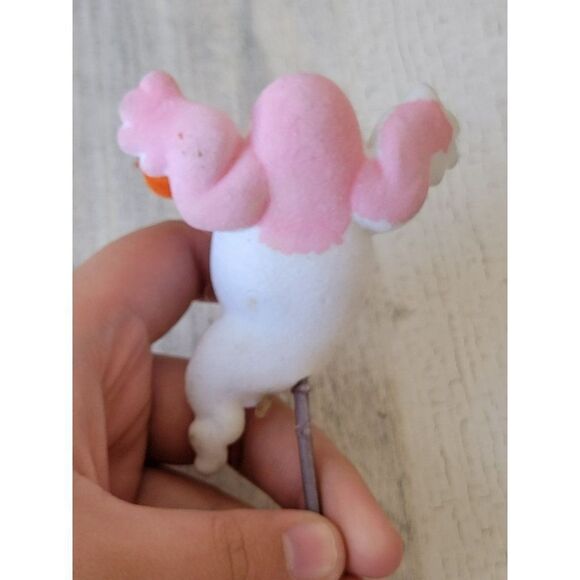 Halloween flocked ghost AS IS pumpkin pick home decor - Picture 4 of 7